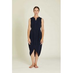 Leaf Dress - Indigo