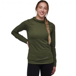 Alpenglow Hooded Long-Sleeve Shirt - Womens