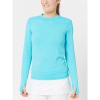 BloqUV Womens 24/7 Long Sleeve Top - Lt Turquoise