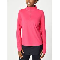 BloqUV Womens Relaxed 1/2 Zip Top - Watermelon