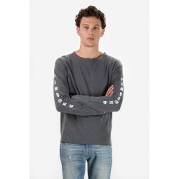Been Here Forever Long Sleeve Tee - Charcoal
