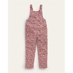 Relaxed Cord Overalls - Light Pink Bramble