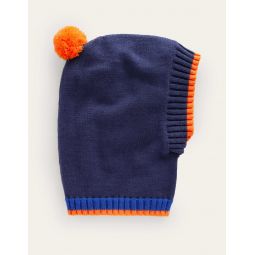 Knitted Hood - French Navy