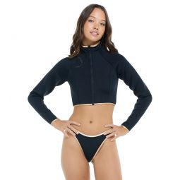 Body Glove Womens Undersea Modern Love Crop Rash Guard