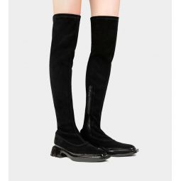 Gang Over The Knee Boot - Black
