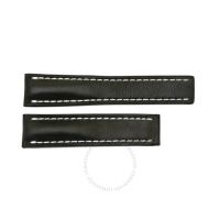 Black Leather Strap 22-20mm