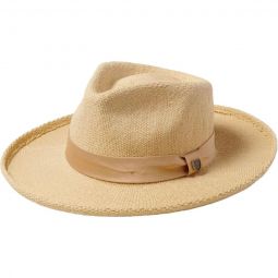 Victoria Straw Fedora - Womens