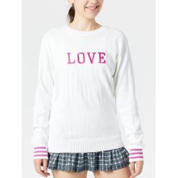 Bubble Womens Classic LOVE Knit Sweater