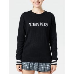 Bubble Womens Classic Tennis Knit Sweater