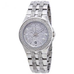 Crystal Pave Mens Watch