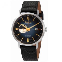 Aerojet Chronograph Automatic Blue Sunray Dial Mens Watch