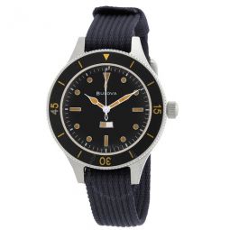 Archive Mil-Ships-W-2181 Automatic Black Dial Mens Watch
