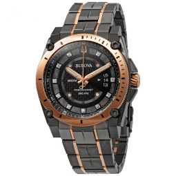 Precisionist Diamond Black Dial Mens Watch