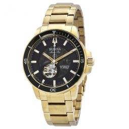 Marine Star Automatic Black Dial Mens Watch