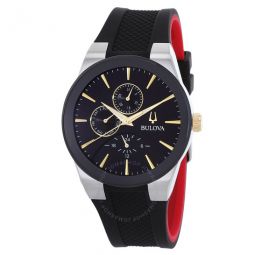 Modern Millenia Chronograph Quartz Black Dial Mens Watch