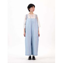 Embroidery Overall - Icy Blue