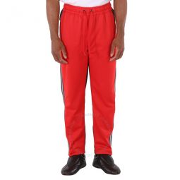 Mens Bright Red Enton Track Pants, Size Small