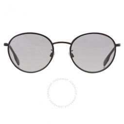Light Grey Round Ladies Sunglasses