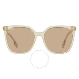 Light Brown Square Ladies Sunglasses
