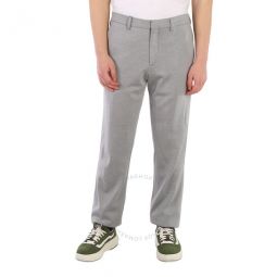 Open Box - Cashmere Silk Jersey English Fit Tailored Trousers, Brand Size 48 (Waist Size 32.7)