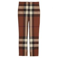 Ladies Dark Birch Brown Check Aimie Pant, Brand Size 4 (US Size 2)