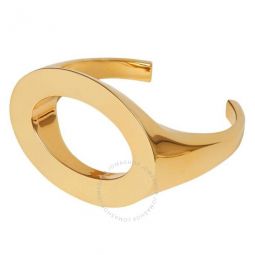 Ladies Gold-Plated Cut-Out Detail Cuff, Size Small