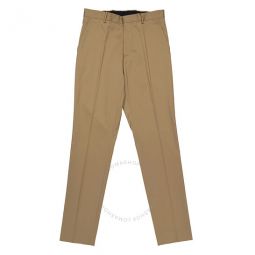 Mens Taupe Brown Chino Pants, Brand Size 46 (US Size 36)