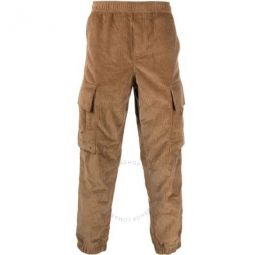 Mens Dark Camel Javier Cargo Pants, Brand Size 46 (US Size 31.1)