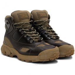 Mens Deepbrown/Darkstone Tor Panelled Hiking Boots, Brand Size 41 ( US Size 8 )