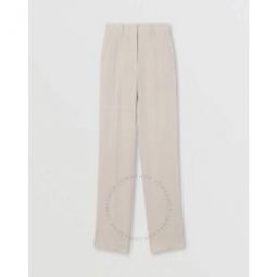 Ladies Lottie Linen Tailored Trousers, Brand Size 6 (US Size 4)
