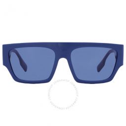Micah Dark Blue Browline Mens Sunglasses