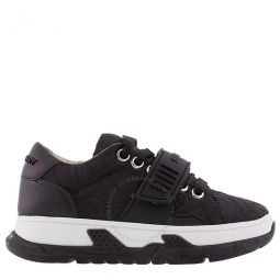 Kids Black Union TB Monogram Sneaker, Brand Size 27 (Us Size 10.5)