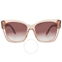 Brown Gradient Butterfly Ladies Sunglasses