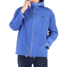 Mens Warm Royal Blue Anorak Hoded Jacket, Brand Size 52 (US Size 42)