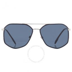 Ozwald Blue Geometric Mens Sunglasses
