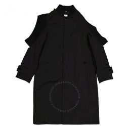 Nylon Deconstructed Single Breasted Coat, Brand Size 46 (US Size 36)