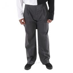 Pfd Wool Wide-Leg Panel Detail Trousers, Brand Size 52 (Waist Size 35.8)