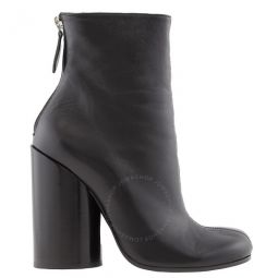 Ladies Black Anita Block-Heel Ankle Boots, Brand Size 37 ( US Size 7 )