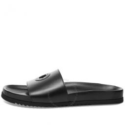 Mens Black Melroy Slide, Brand Size 39 ( US Size 6 )