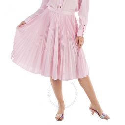 Angelina Pleated Skirt In Pale Candy Pink, Brand Size 4 (US Size 2)