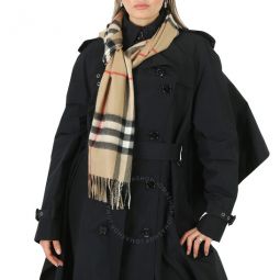 Archive Beige Giant Check Cashmere Scarf
