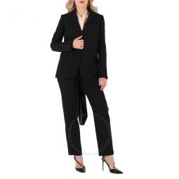 Exaggerated Panel Detail Wool Tailored Jacket, Brand Size 2 (US Size 0)