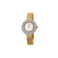 Women's Stainless Steel Mesh Silver Dial