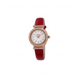 Women's Genuine Patent Leather Silver Dial