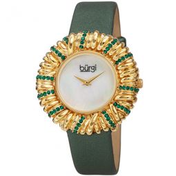 Twisted Bezel Quartz Diamond White Dial Ladies Watch