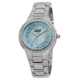 Blue Mother of Pearl Diamond Dial Ladies Watch