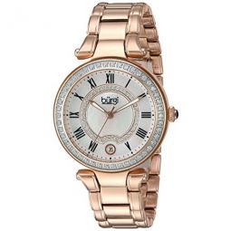 Mother of Pearl Dial Rose Gold-tone Ladies Watch