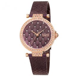 Argyle Style Purple Dial Ladies Watch