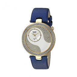 Pave Design Crystal Mother of Pearl Dial Ladies Watch