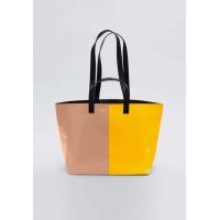 Le Pratique Small Bigout Bag - Brown/Yellow